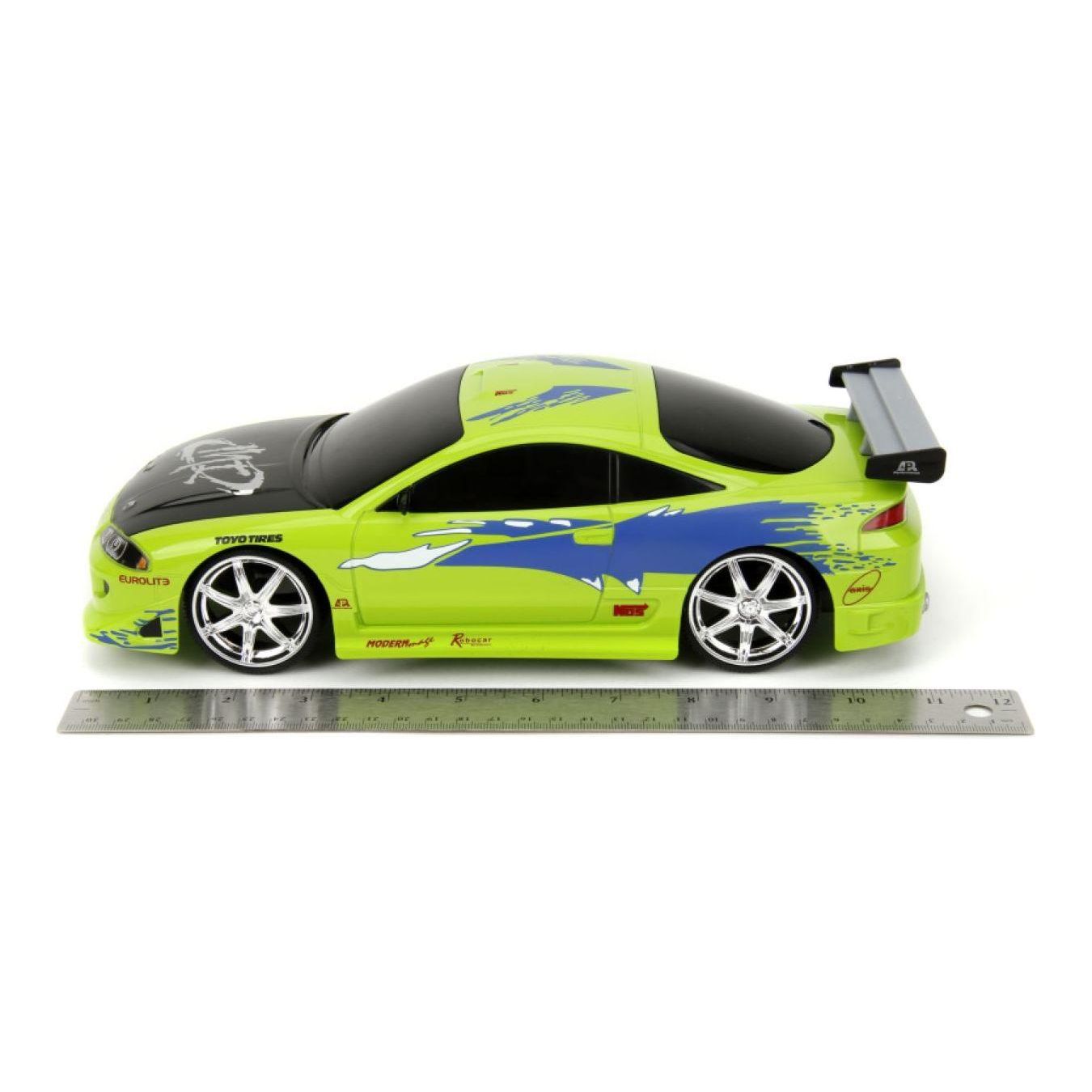 Fast and Furious - 1995 Mitsubishi Eclipse 1:16 Scale Remote Control Car-Jada Toys-ProHobbies