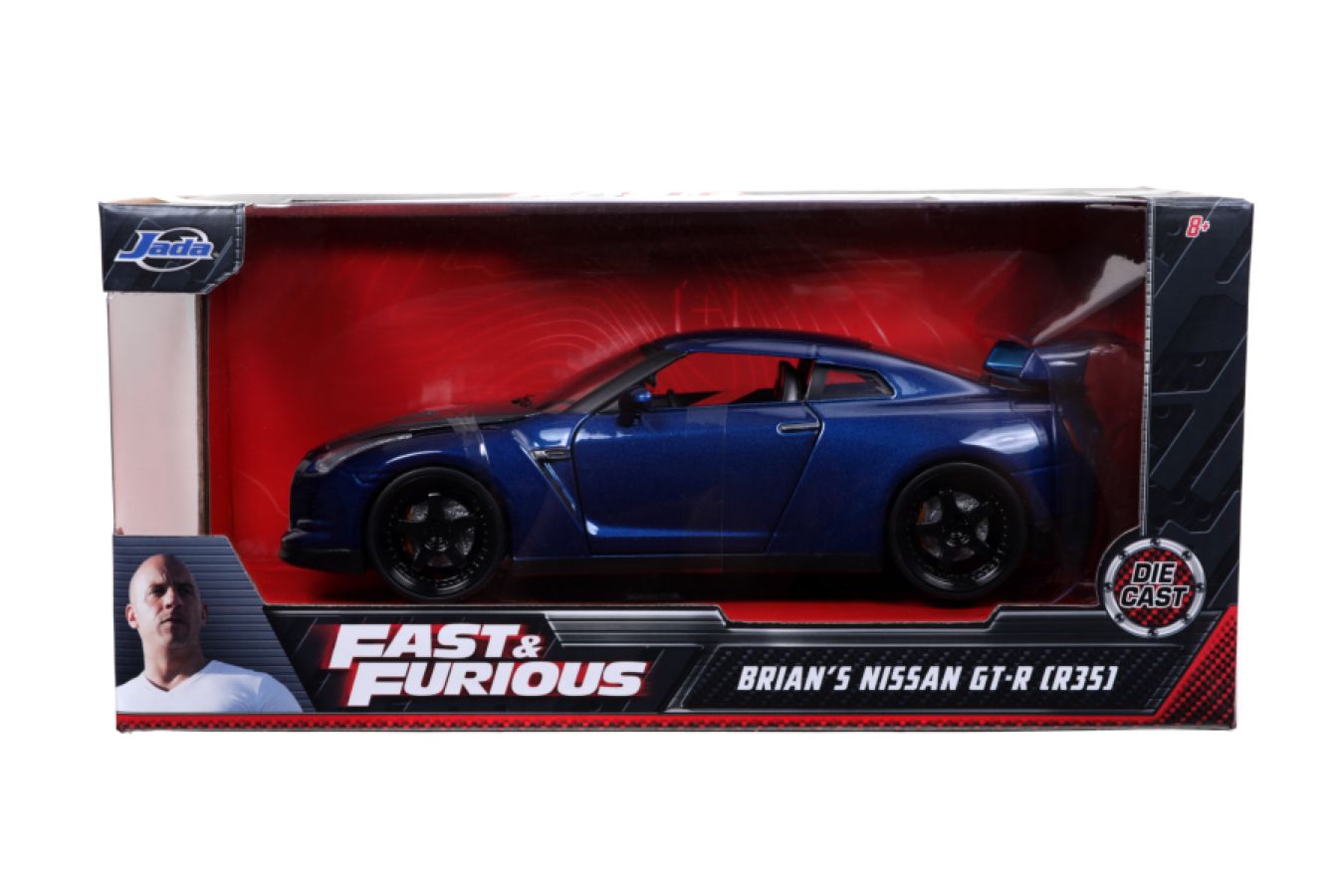 
                  
                    Fast and Furious - Brian’s 2012 Nissan GT-R R35 1/24th Scale Diecast Model
                  
                