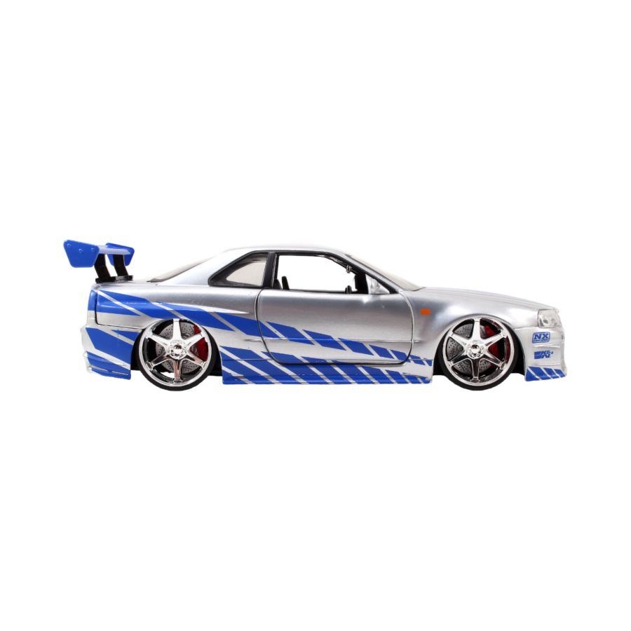 
                  
                    Fast and Furious - Brians Nissan Skyline Gt-R (R34) 1:24 Scale
                  
                