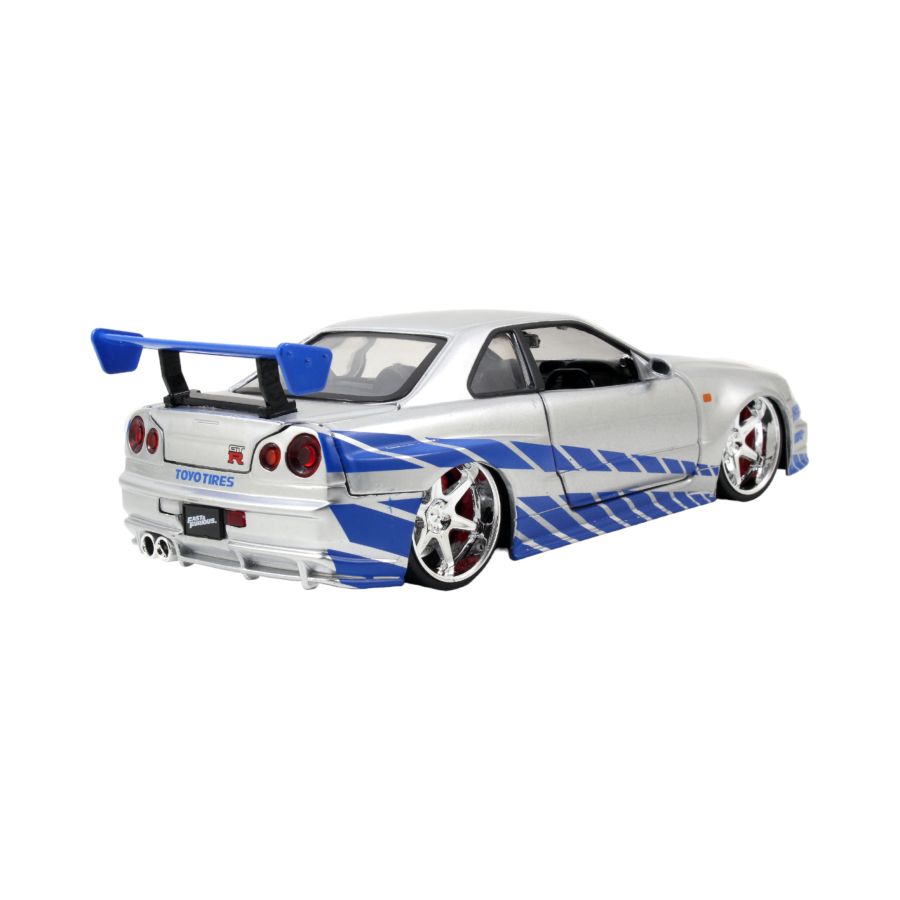 
                  
                    Fast and Furious - Brians Nissan Skyline Gt-R (R34) 1:24 Scale
                  
                