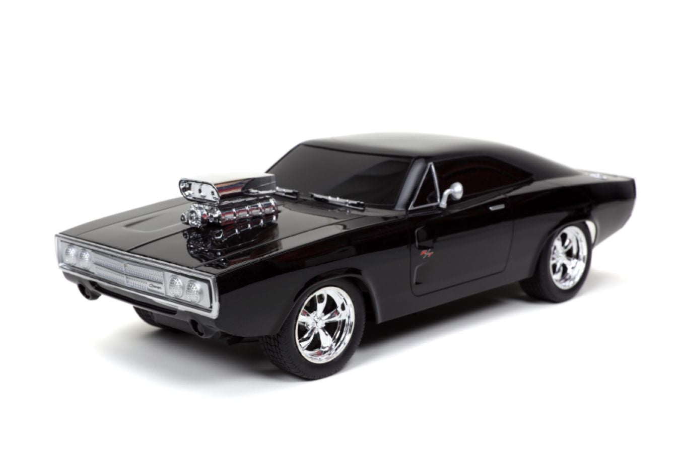 
                  
                    Fast & Furious - Dom's 1970 Dodge Charger R/T 1:16 Scale Remote Control Car
                  
                