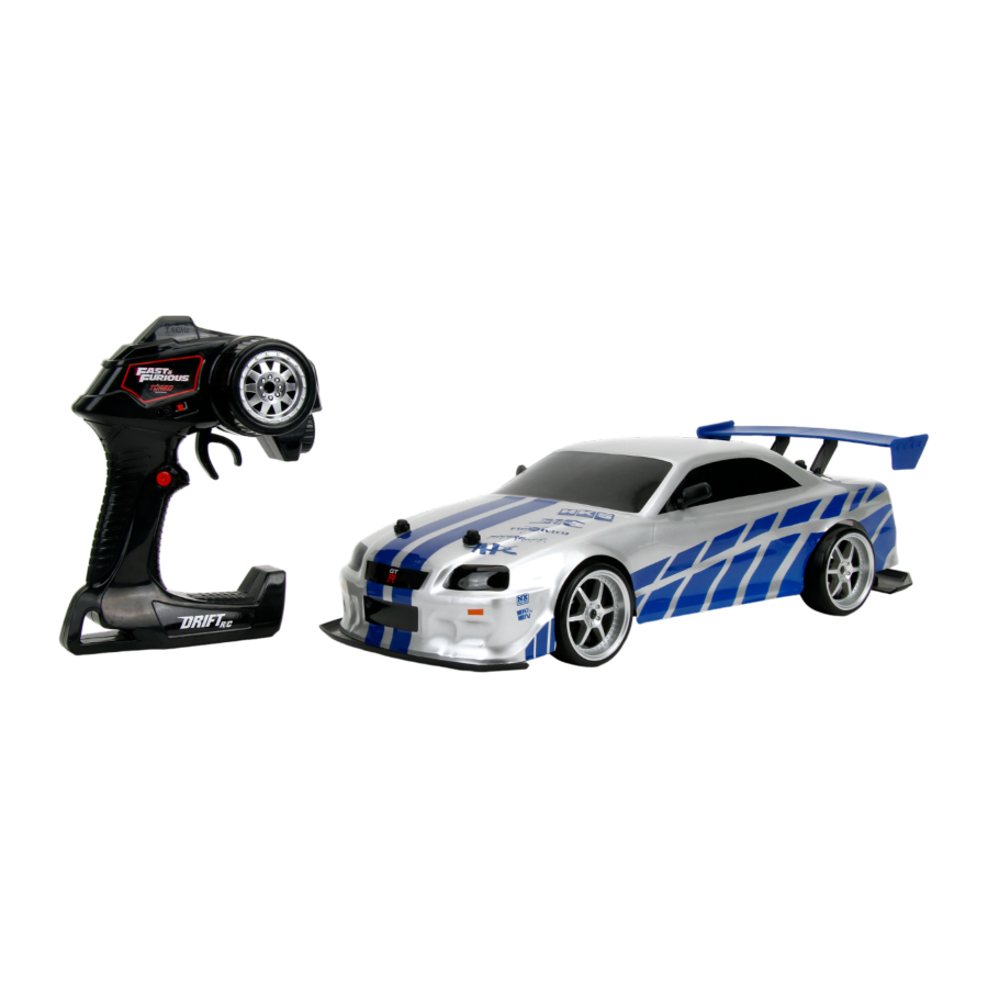 
                  
                    Fast & Furious - 2002 Nissan Skyline GT-R (BNR34) 1:10 Scale Remote Control Car
                  
                