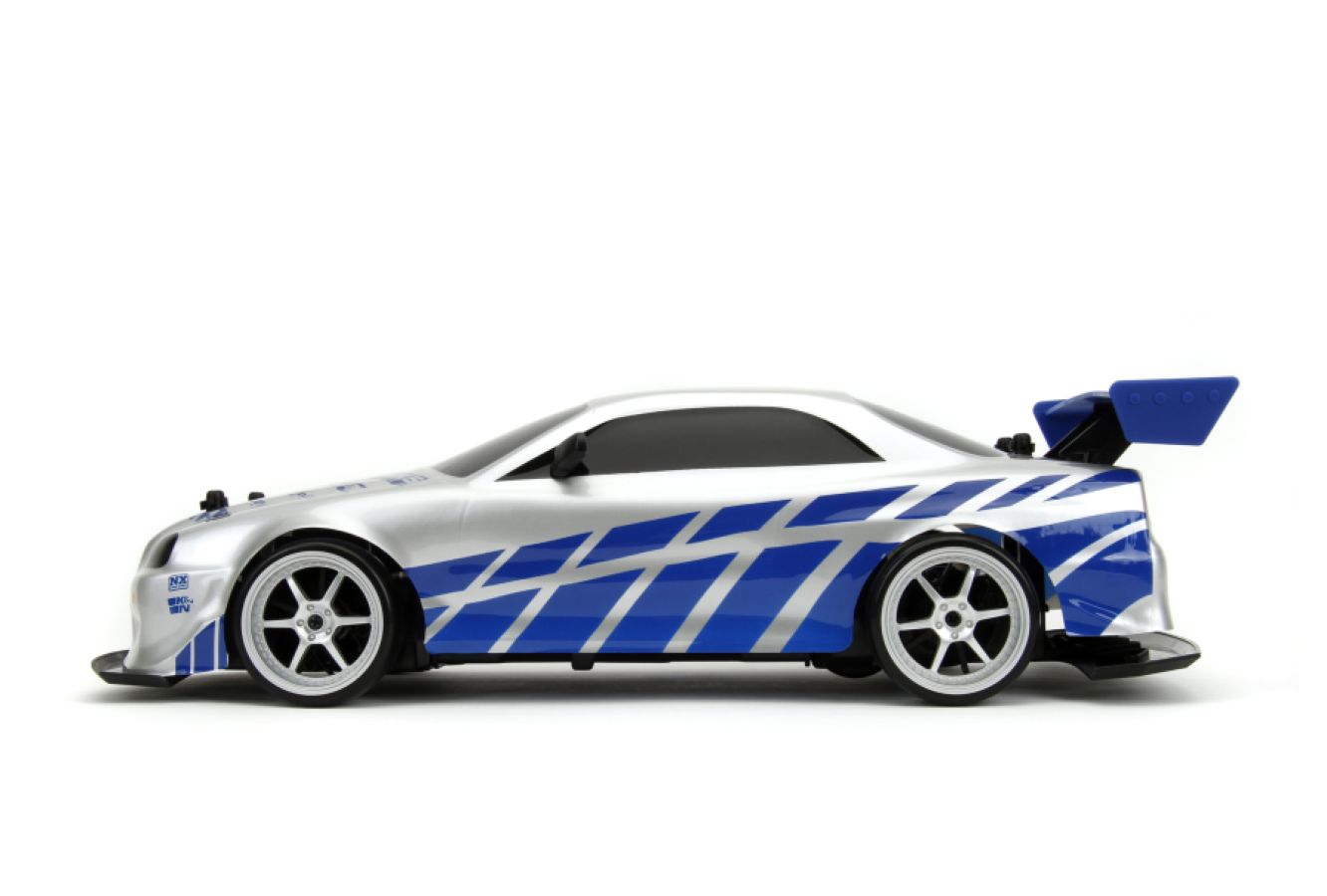 
                  
                    Fast & Furious - 2002 Nissan Skyline GT-R (BNR34) 1:10 Scale Remote Control Car
                  
                