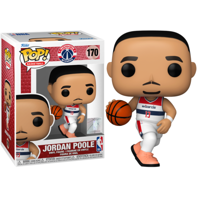 NBA Basketball - Jordan Poole Washington Wizards Pop! Vinyl Figure