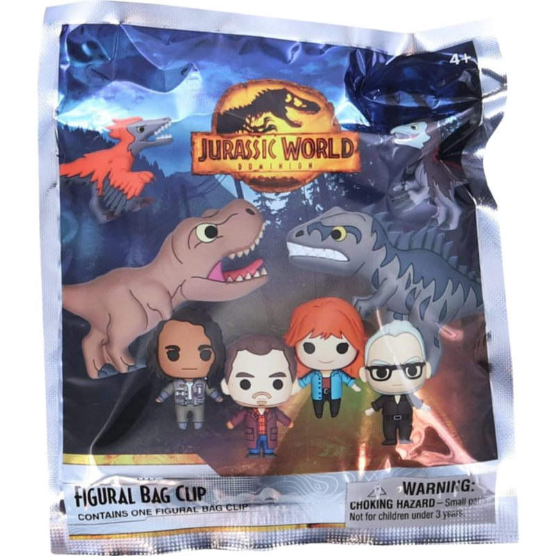 Jurassic World - 3D Figural Foam Bag Clip Blind Bag (Single Unit)