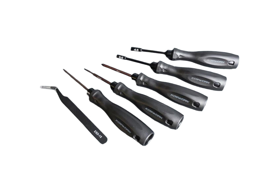 Mini-Z Mini Car Tool Set (6pcs) (Light Tri Handle)