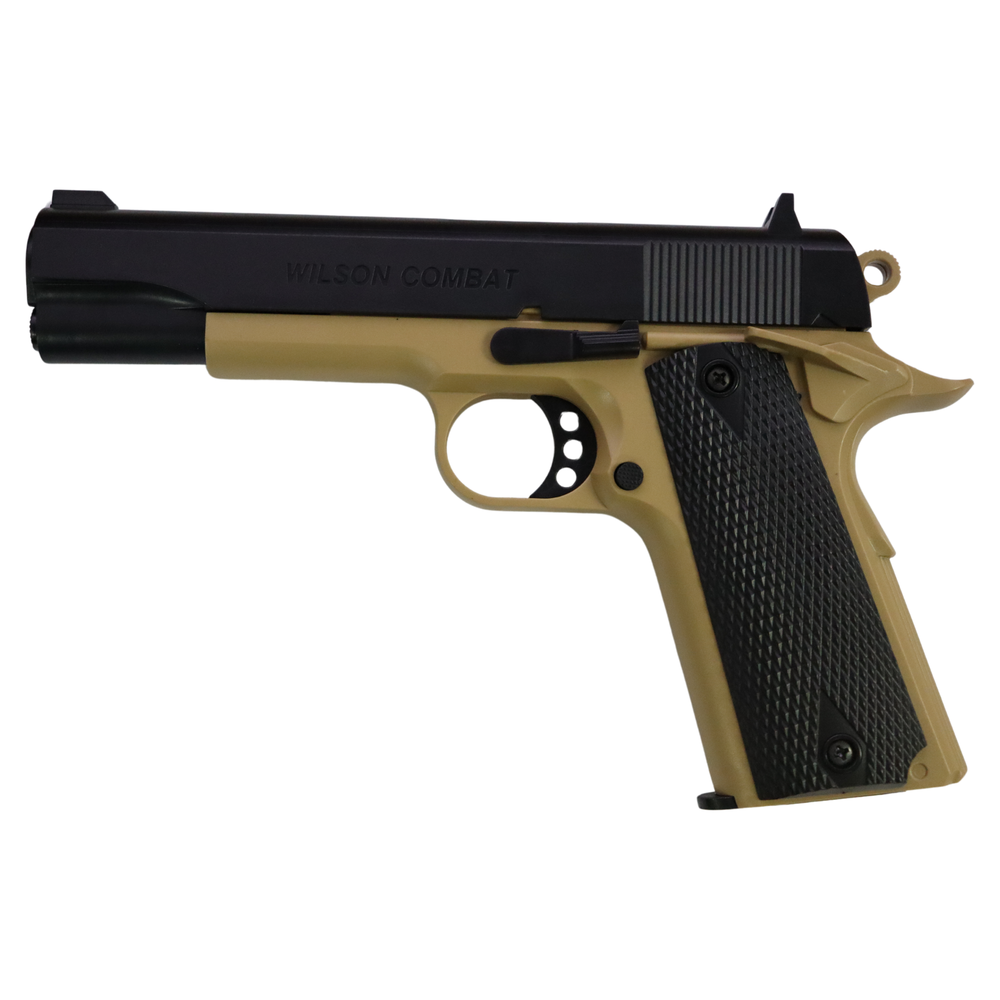 LH 1911 Manual Pistol Tan- Gel Blaster