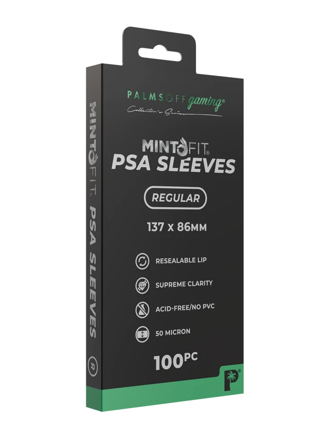Palms Off Gaming - MintFit PSA Graded Card Sleeves - Regular 100pc