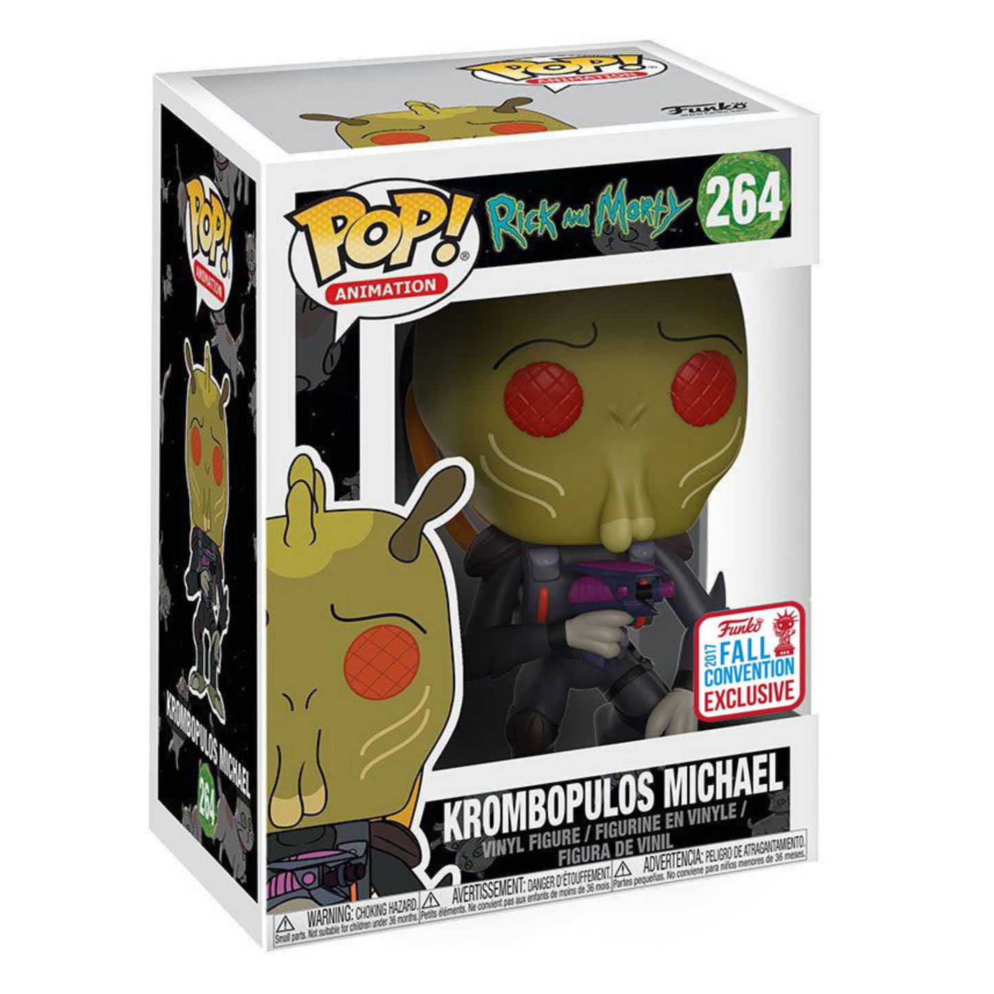 
                  
                    Rick and Morty - Krombopulos Michael (2017 fall convention exclusive) POP! Vinyl
                  
                
