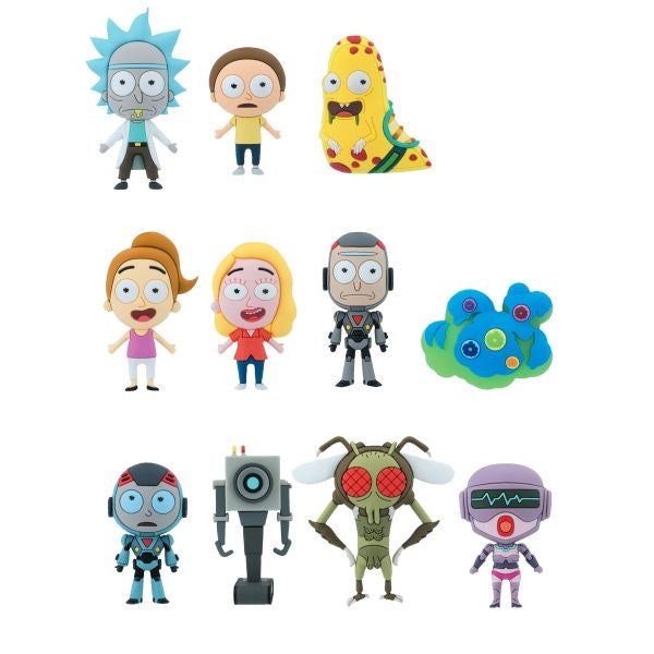 Rick & Morty - 3D Figural Keychain s01 Blind Bag