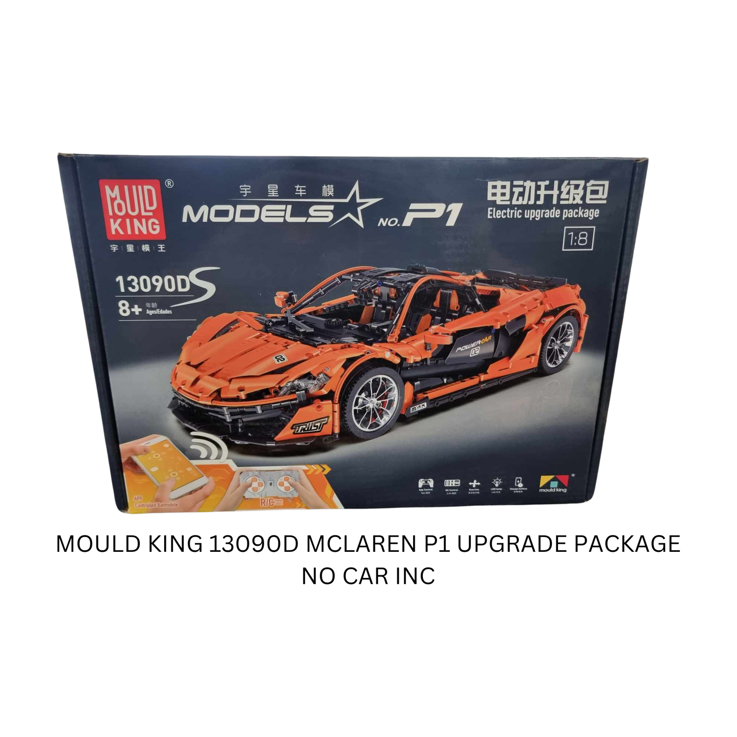 
                  
                    MOULD KING 13090S McLaren P1 hypercar 1:8 with 3228 Pieces
                  
                