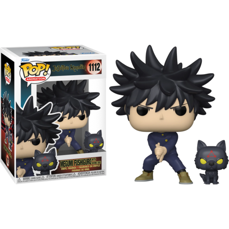 Jujutsu Kaisen - Megumi Fushiguro with Divine Dog Pop! Vinyl Figure