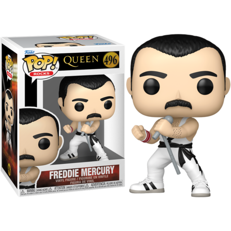 Queen - Freddie Mercury (White Singlet) Pop! Vinyl Figure