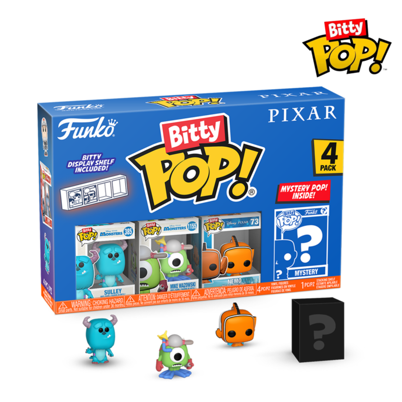 Pixar - Monsters Inc. Bitty Pop! 4-Pack