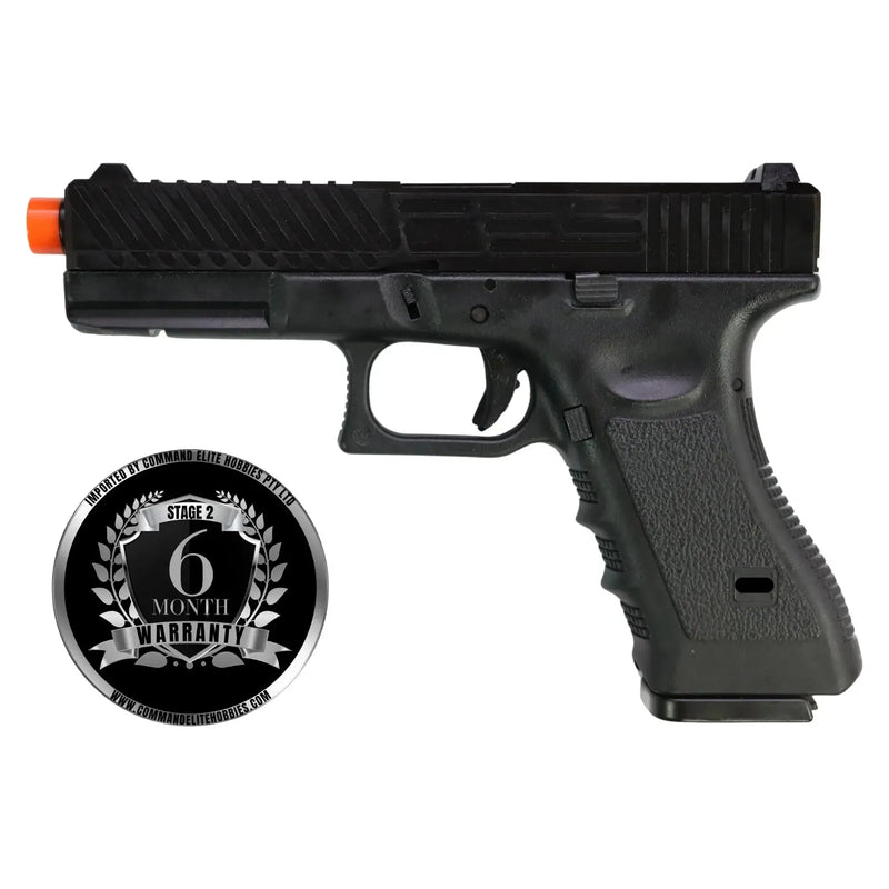Army Armament R17-2 Stage 2 G Gel Blaster 17 GBB CUSTOM SLIDE Pistol