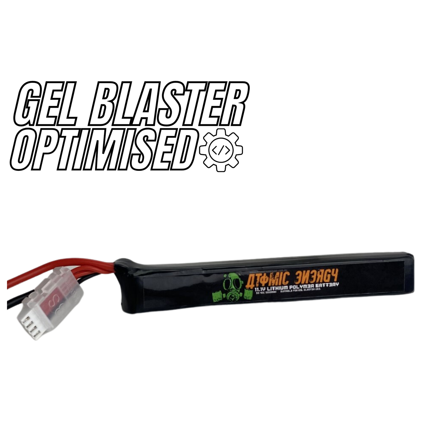 NEW OPTIMISED - Atomic Energy 11.1V LIPO Battery 1200mAh 40C