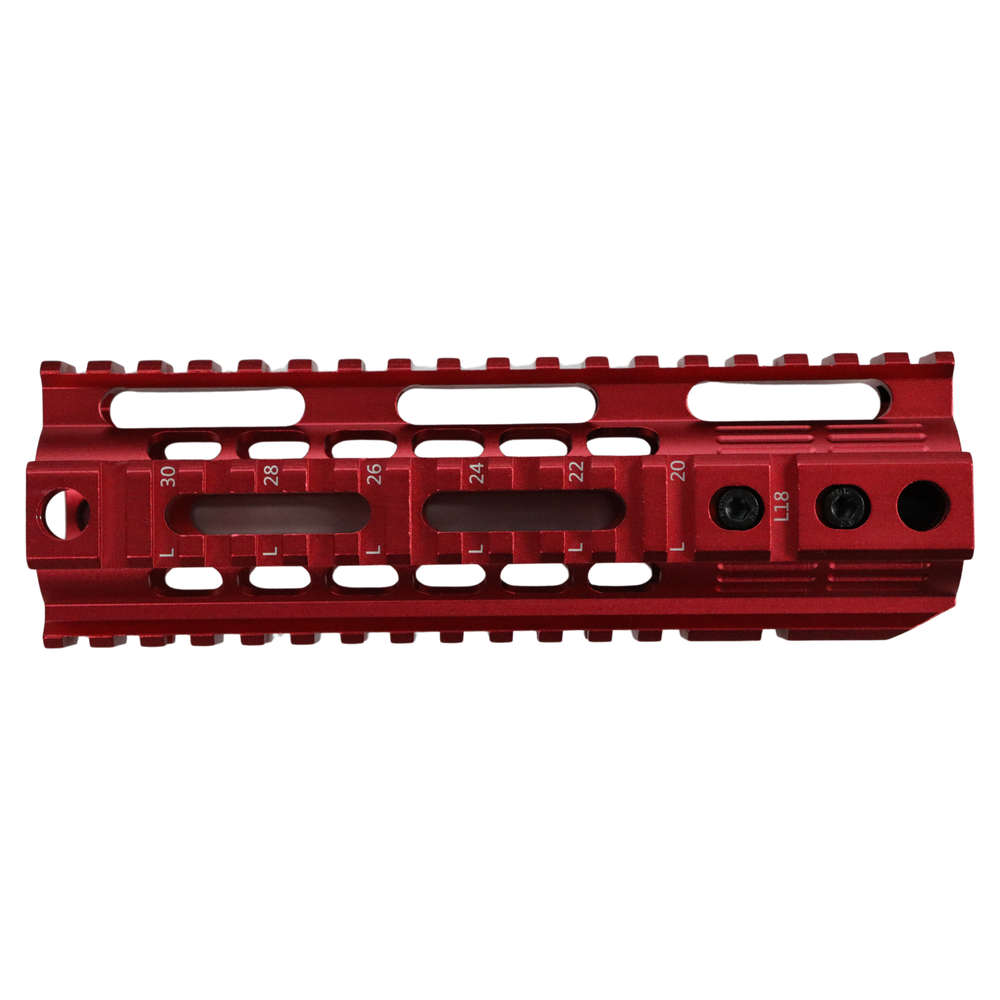 NOVESKE 7-inch Quad Rail Red