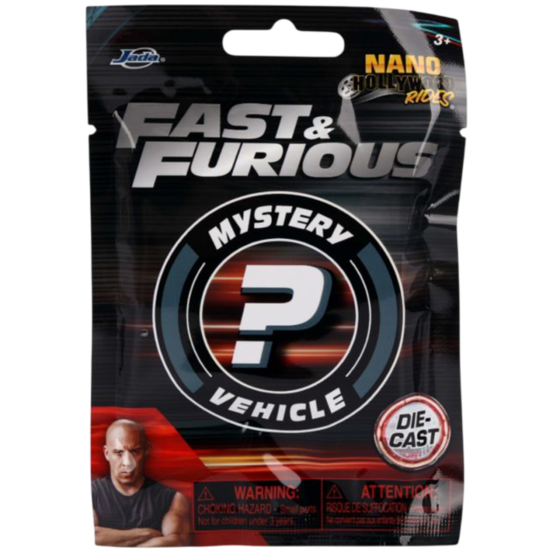 Fast & Furious - (Series 2) Nano Hollywood Rides Die-Cast Vehicle Replica Blind Bag (Single Unit)