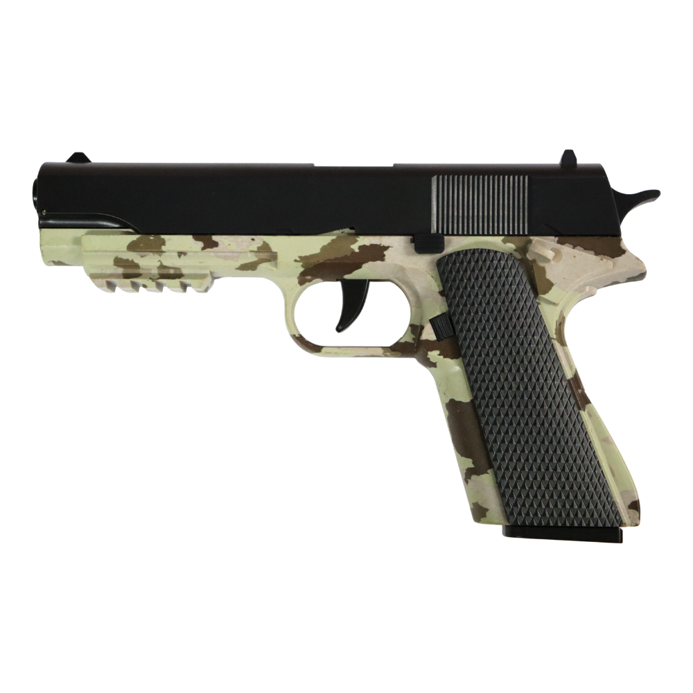 Manual Camo 1911 Pistol Blaster