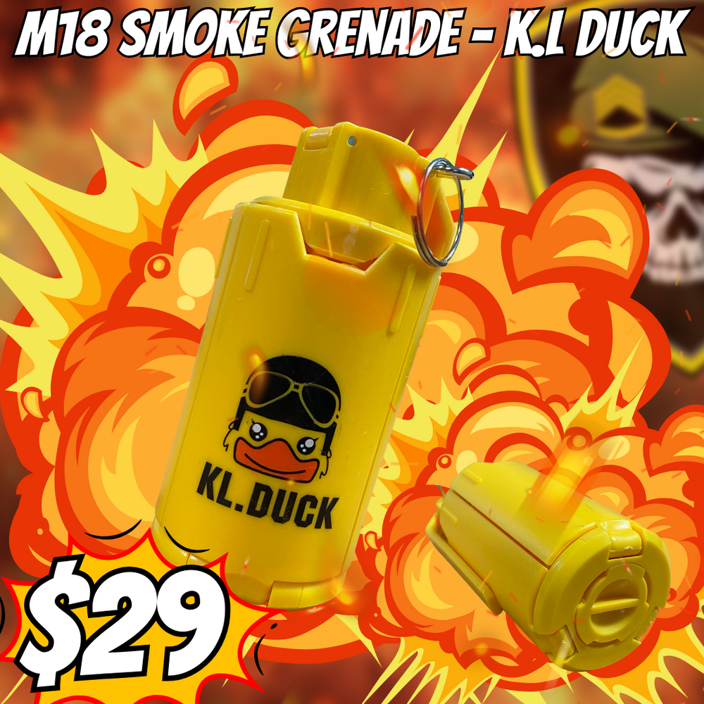 
                  
                    M18 Smoke Grenade K.L DUCK Edition - Explosive Gel Grenade
                  
                