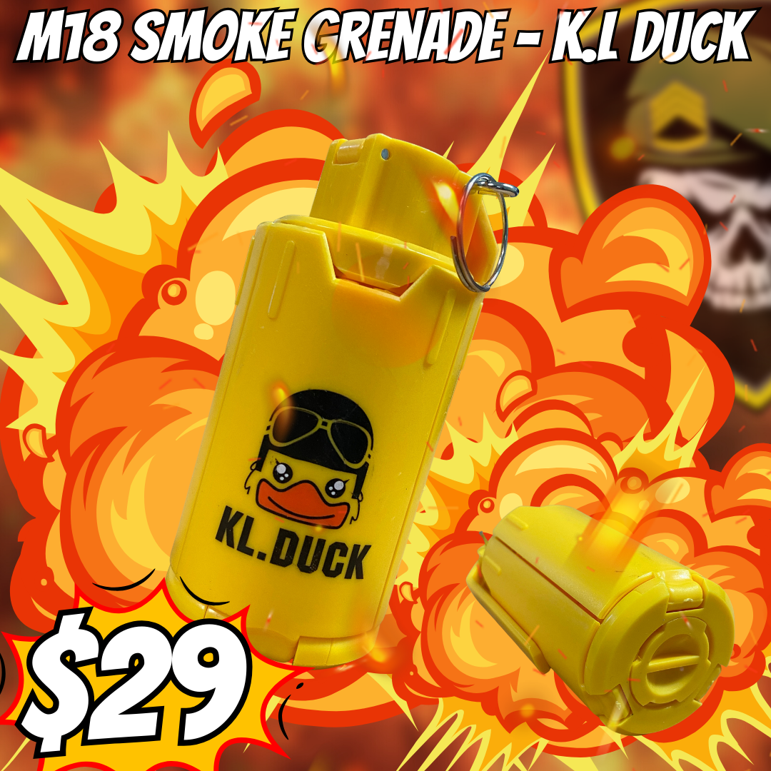 
                  
                    M18 Smoke Grenade KL DUCK Edition - قنبلة هلامية متفجرة
                  
                