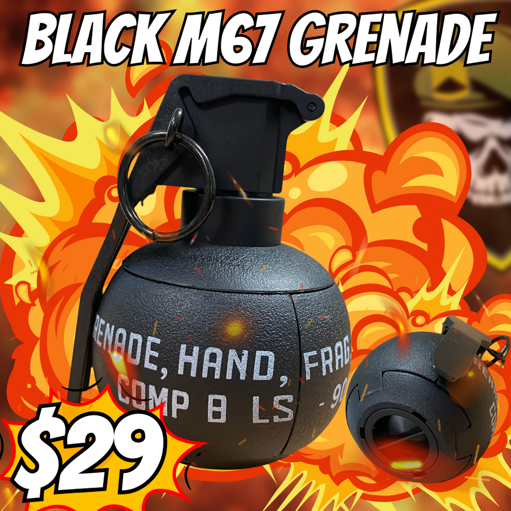 Black M67 Grenade - Explosive Gel Grenade