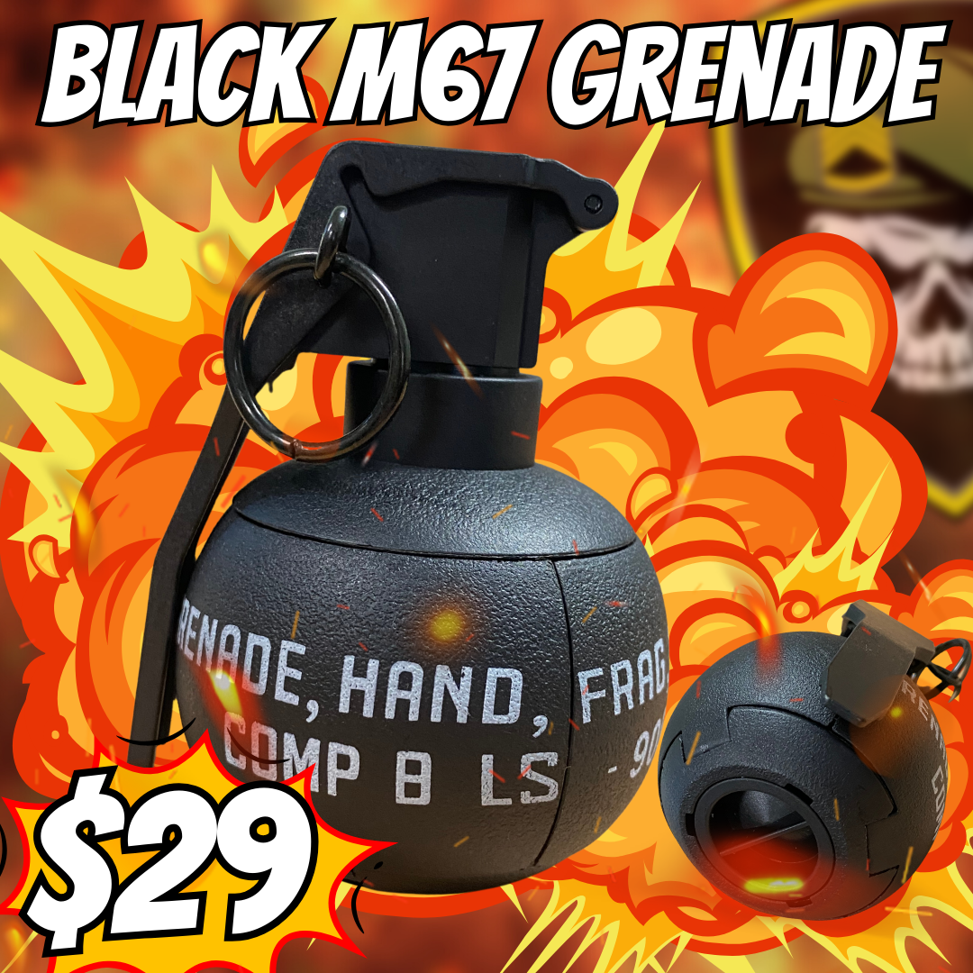 
                  
                    Black M67 Grenade - Explosive Gel Grenade
                  
                