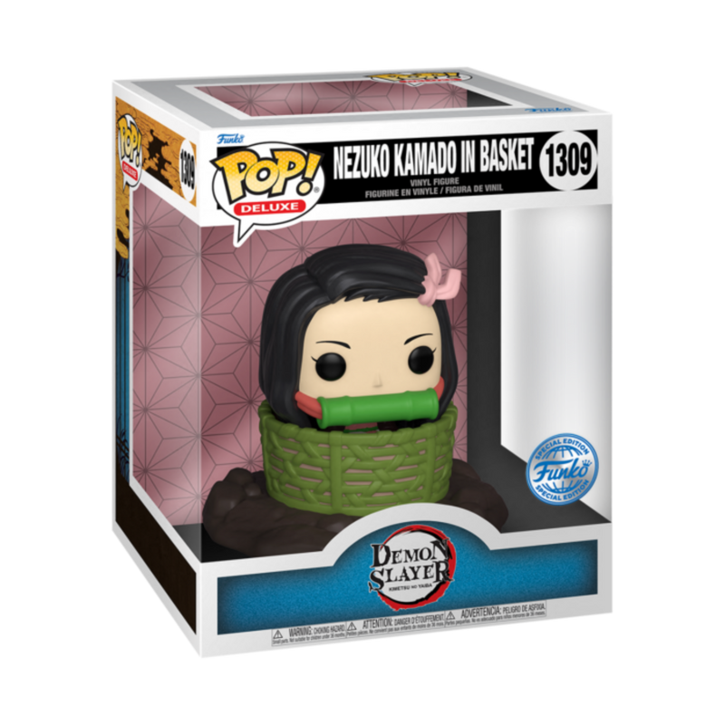 Demon Slayer - Nezuko Kamado in Basket Deluxe Pop! Vinyl Figure