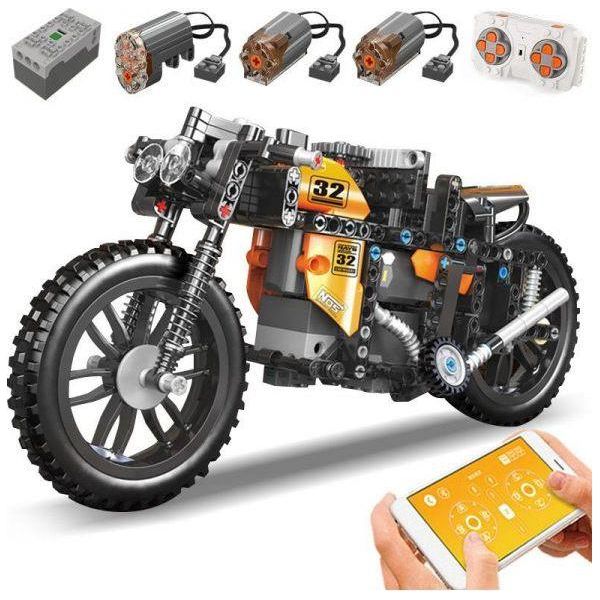 دراجة نارية MOLD KING 23005 سريعة RC مع 383 قطعة