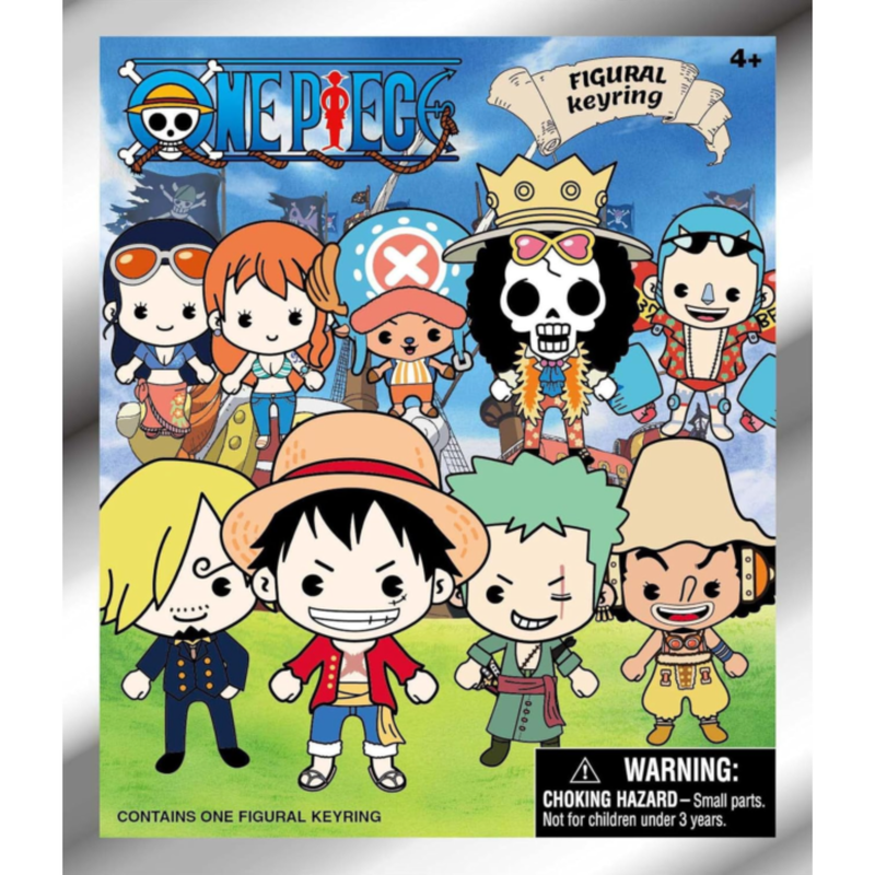One Piece - Series 01 3D Figural Foam Bag Clip Blind Bag (Single Unit)