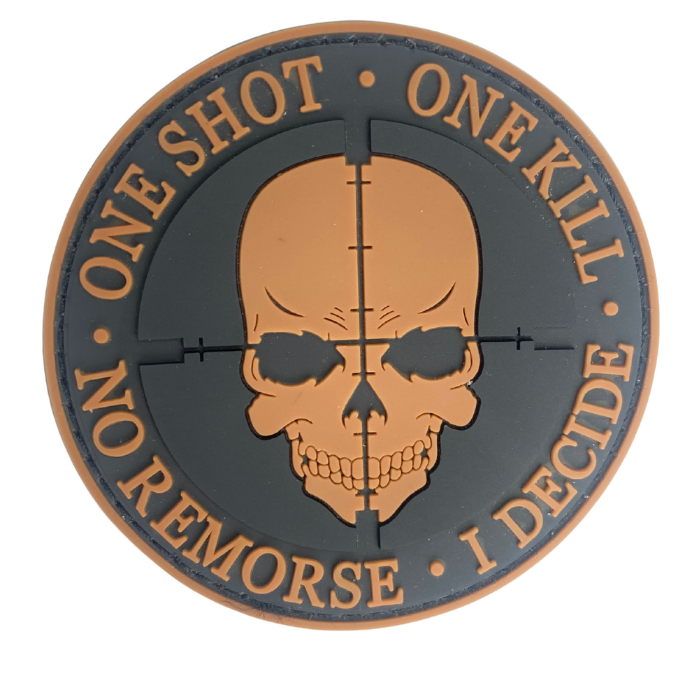
                  
                    One Shot One Kill Patch (RED OR BROWN)
                  
                