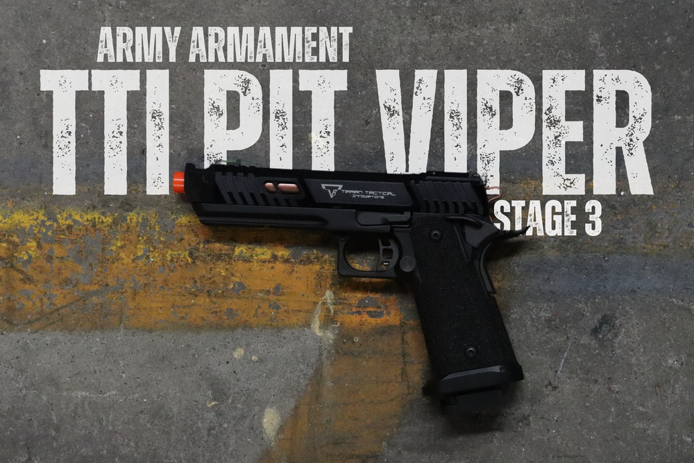 
                  
                    Army Armament Stage 3 (CNC SLIDE) R614 TTI PIT VIPER Gel Blaster
                  
                