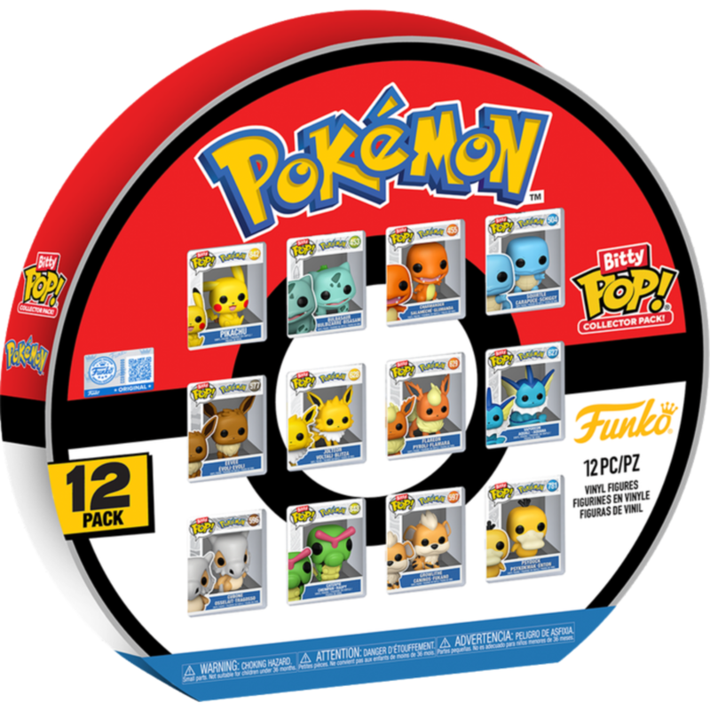 Pokemon - Collector Pack Bitty Pop! Vinyl Figure 12-Pack