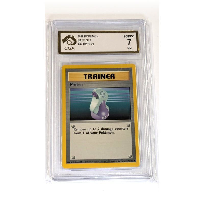 CGA Graded Pokemon Base Set (Unlimited) #94 Potion - Graded 7