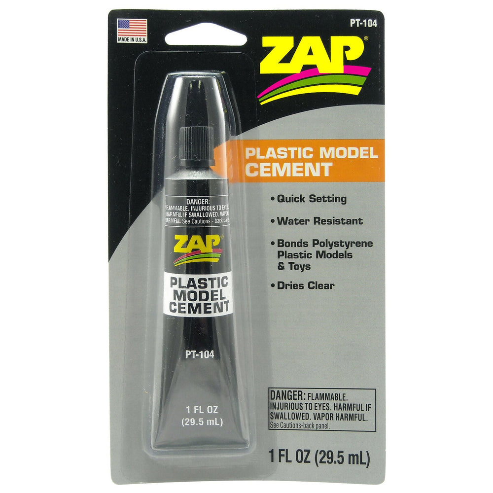 ZAP PT-104 1 Oz. Zap Plastic Model Cement With Tip