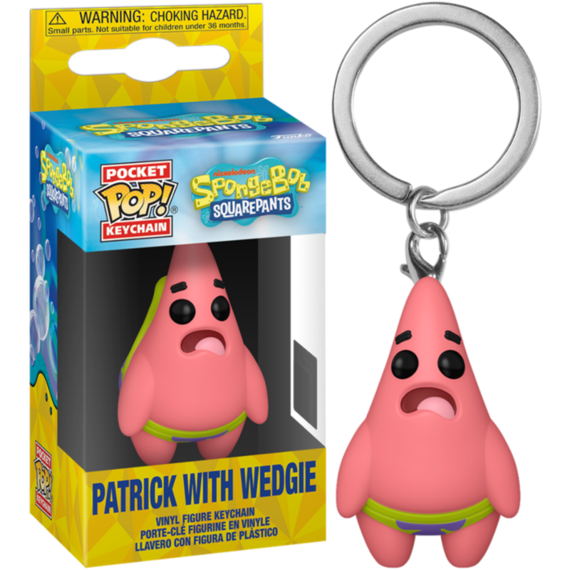 SpongeBob SquarePants - Patrick with Wedgie Pocket Pop! Keychain