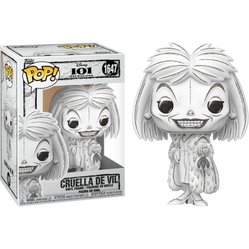 Disney: Sketched - Cruella De Vil Pop! Vinyl Figure