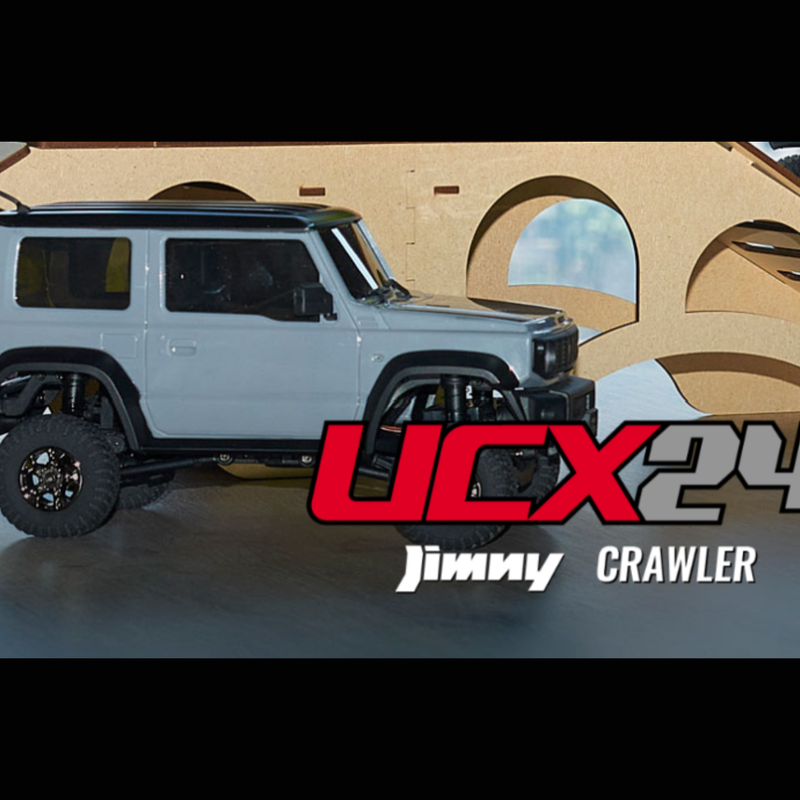 UDIRC ucx2402 RC Car Suzuki Jimny RTR 1/18 scale 2.4 4WD crawler grey
