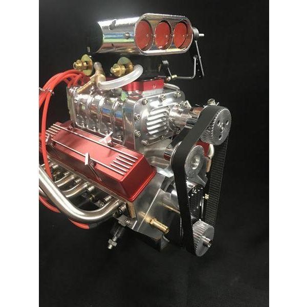 
                  
                    1/4 Scale V8 Nitro Powered Supercharged Working Engine
                  
                