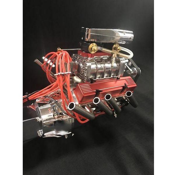 
                  
                    1/4 Scale V8 Nitro Powered Supercharged Working Engine
                  
                