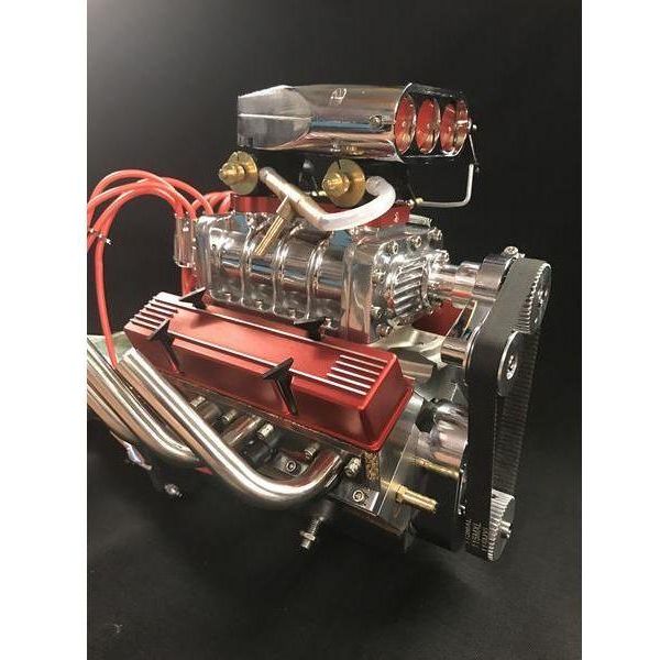 
                  
                    1/4 Scale V8 Nitro Powered Supercharged Working Engine
                  
                