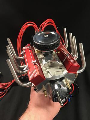 
                  
                    1/4 Scale V8 Nitro Powered Single Carburetor Working Engine
                  
                