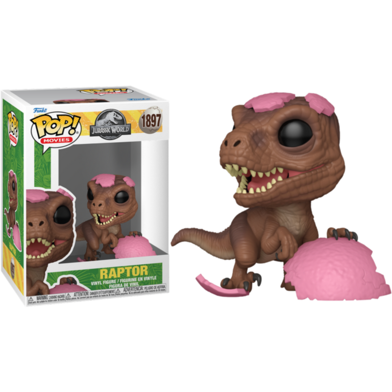 Jurassic Park - Raptor Hatching (Pink Egg) Pop! Vinyl Figure