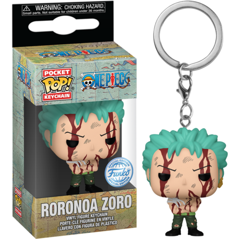 One Piece - Roronoa Zoro (Nothing Happened) Pocket Pop! Keychain