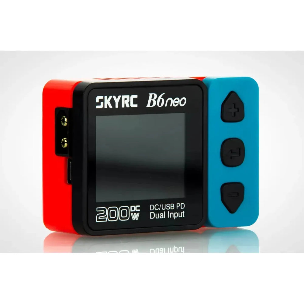 الشاحن الذكي SkyRC B6neo - قرمزي سكاي