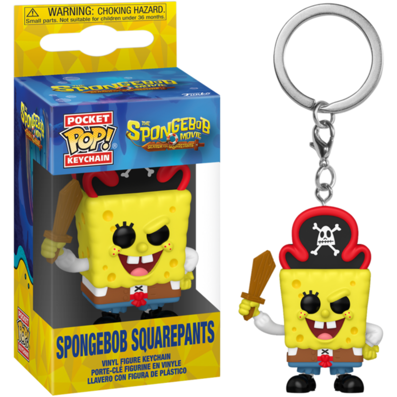 The SpongeBob Movie: Search for SquarePants (2025) - SpongeBob SquarePants (Pirate) Pocket Pop! Keychain