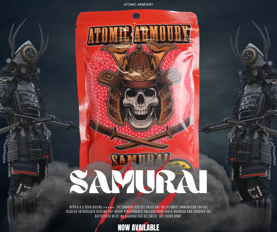 Samurai Red Hardened Gelball Ammo 4.5 STAR⭐