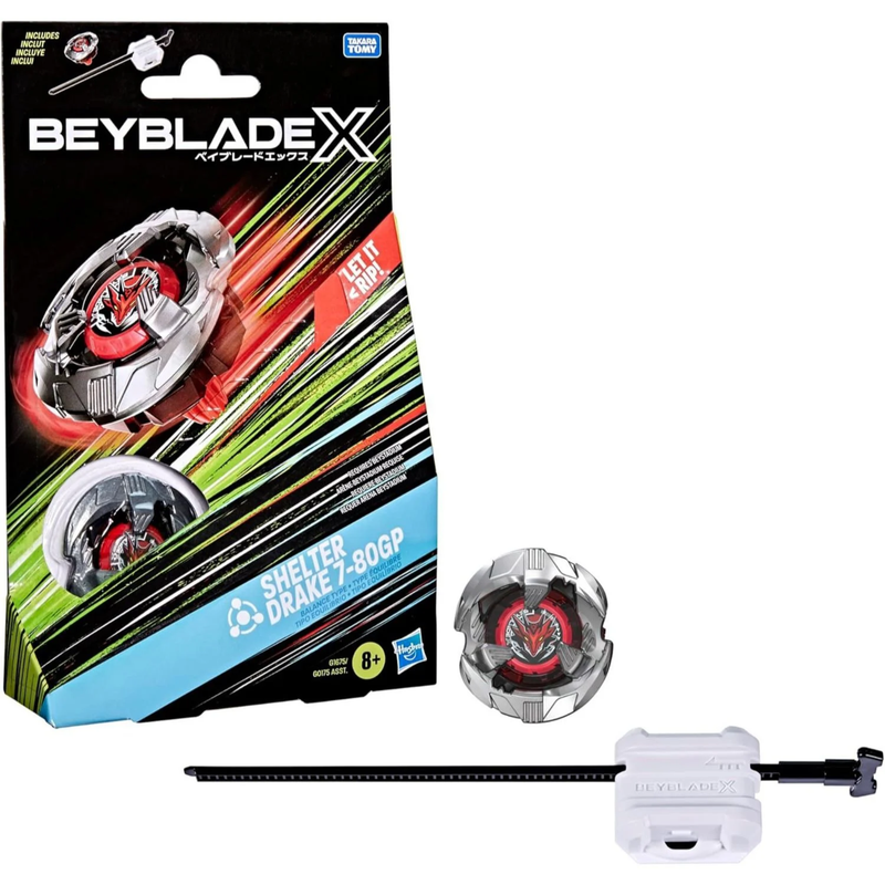 Beyblade X Shelter Drake 77-80GP BX Starter Pack