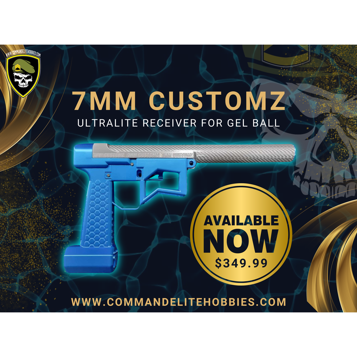 
                  
                    7mm Customz Ultralite Gel Blaster Receiver
                  
                