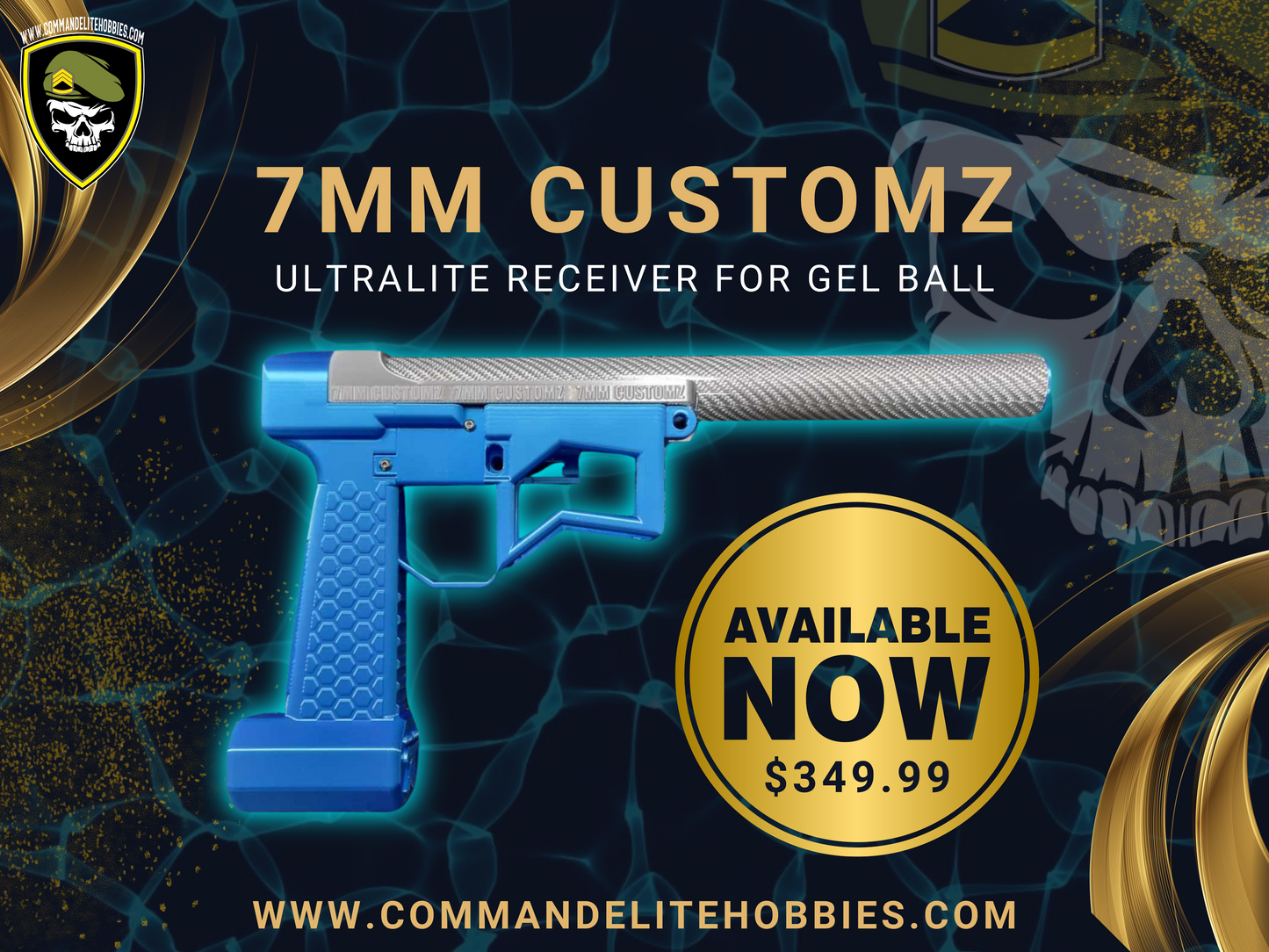 
                  
                    7mm Customz Ultralite Gel Blaster Receiver
                  
                